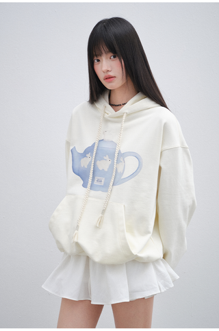 [OTR] Korean Teapot Printed Hoodie