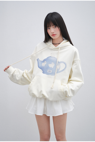 [OTR] Korean Teapot Printed Hoodie