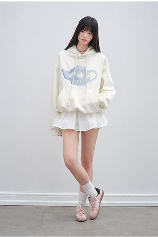 [OTR] Korean Teapot Printed Hoodie