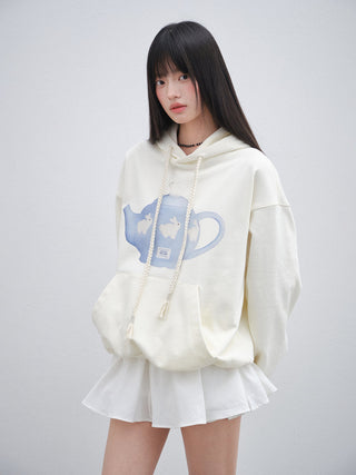 [OTR] Korean Teapot Printed Hoodie