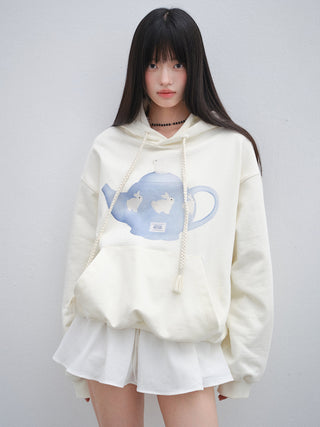 [OTR] Korean Teapot Printed Hoodie