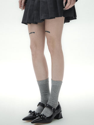 Versatile Slim Cotton Long Socks