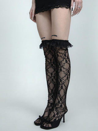 Lace thin Over-The-Knee Socks