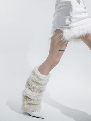 Thick Lamb Wool Over-The-Knee Socks