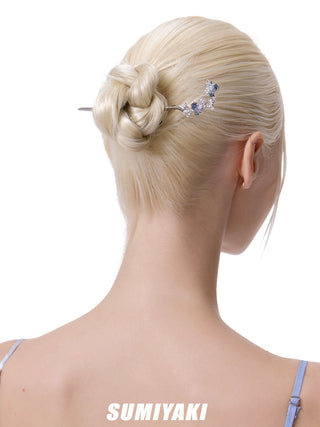 Ice Source Series Gradient Blue Butterfly Hairpin