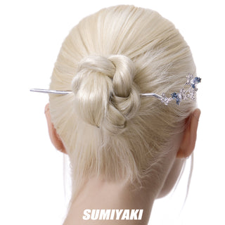 Ice Source Series Gradient Blue Butterfly Hairpin