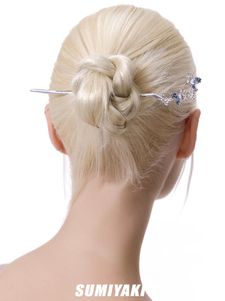 Ice Source Series Gradient Blue Butterfly Hairpin