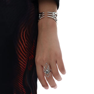 Spider web bracelet