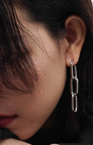 Long chain earrings