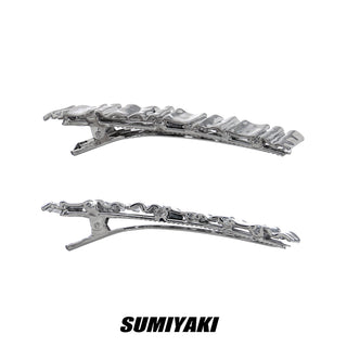 Plate series metal style hair pin