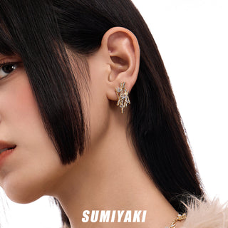 Lava Series niche high-end luxury earrings