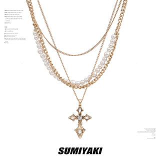 Ancient Gold Multi-layered Sweater Chain