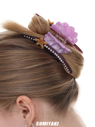 Acetate Starfish Hair Clip