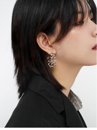 Half circle earrings