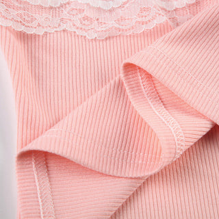 puff sleeve Pink Tops