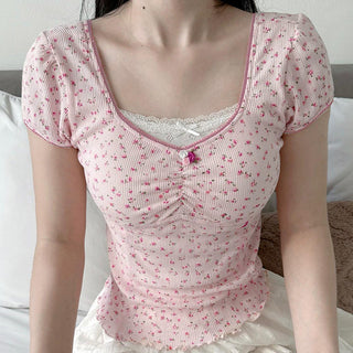 Sweet Lace Stitch Top