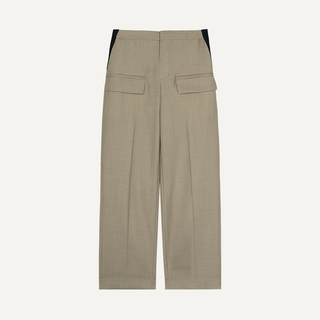 [UNAWARES] Old Money Merino Wool Adjustable Waist Suit Pants