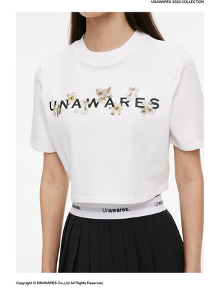 [UNAWARES] Women’s Flower Short T-Shirt