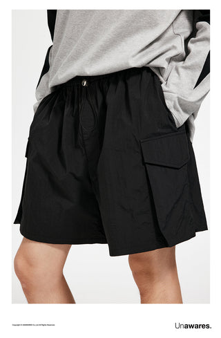 [UNAWARES] Bellows Pocket Casual Shorts