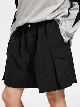 [UNAWARES] Bellows Pocket Casual Shorts