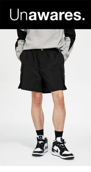 [UNAWARES] Bellows Pocket Casual Shorts