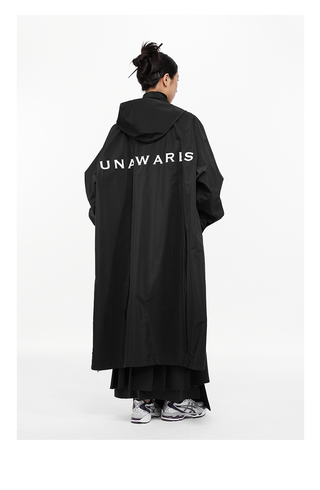 [UNAWARES] Storage Hooded Long Trench Coat