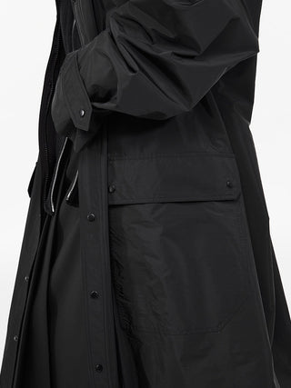 [UNAWARES] Storage Hooded Long Trench Coat