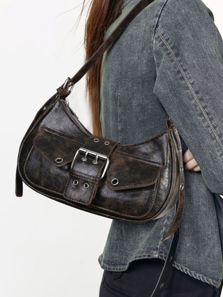 Y2K punk Meirard leather bag