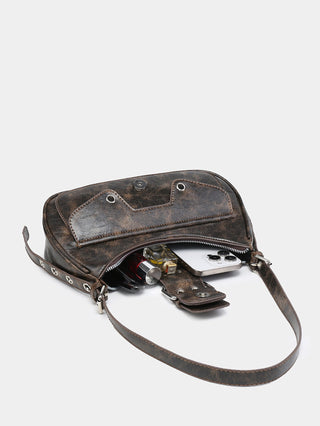 Y2K punk Meirard leather bag