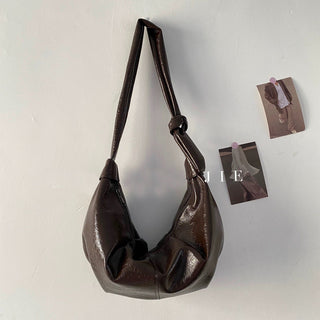 Croissant crossbody unisex bag