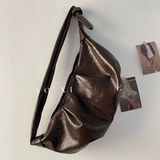 Croissant crossbody unisex bag