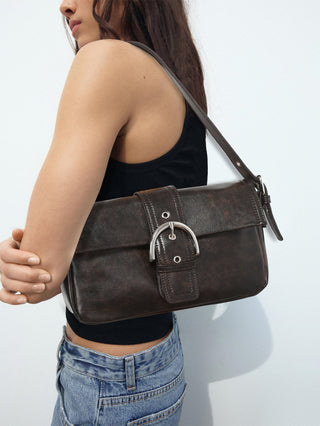 Vintage Leather Axillary Bag