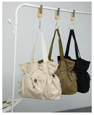 Folding large-capacity shoulder handbag