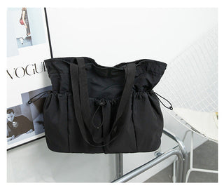 Folding large-capacity shoulder handbag