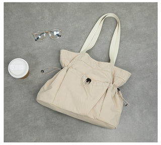 Folding large-capacity shoulder handbag