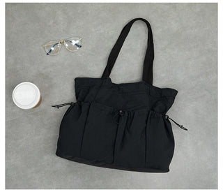 Folding large-capacity shoulder handbag