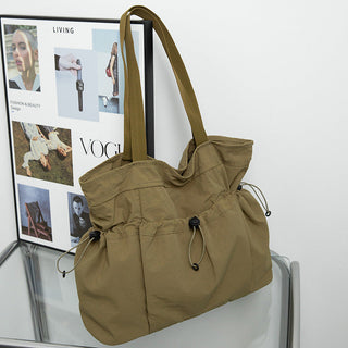 Folding large-capacity shoulder handbag