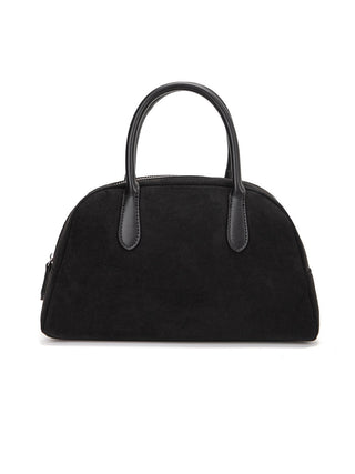 Suede large handbag