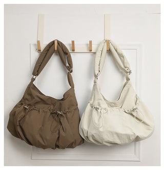 Nylon fold bag large-capacity crossbody bag