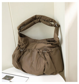 Nylon fold bag large-capacity crossbody bag