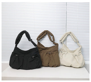 Nylon fold bag large-capacity crossbody bag