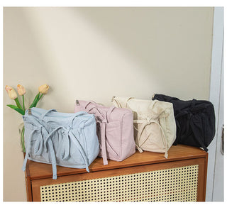 Light Nylon shoulder Bow Bag