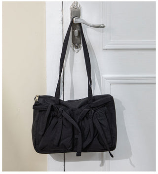 Light Nylon shoulder Bow Bag