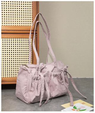 Light Nylon shoulder Bow Bag