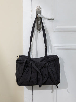 Light Nylon shoulder Bow Bag