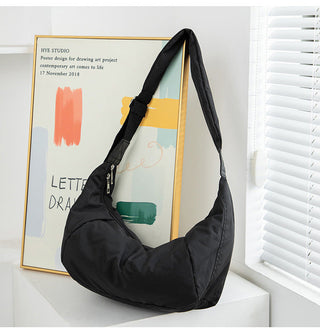 Large-capacity cotton shoulder bag