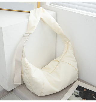 Large-capacity cotton shoulder bag