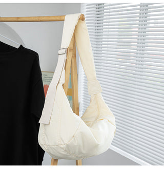 Large-capacity cotton shoulder bag