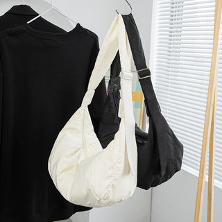 Large-capacity cotton shoulder bag