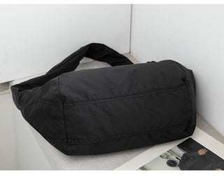 Large-capacity cotton shoulder bag